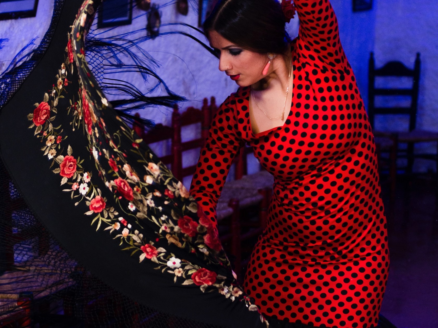 a person wearing a costume